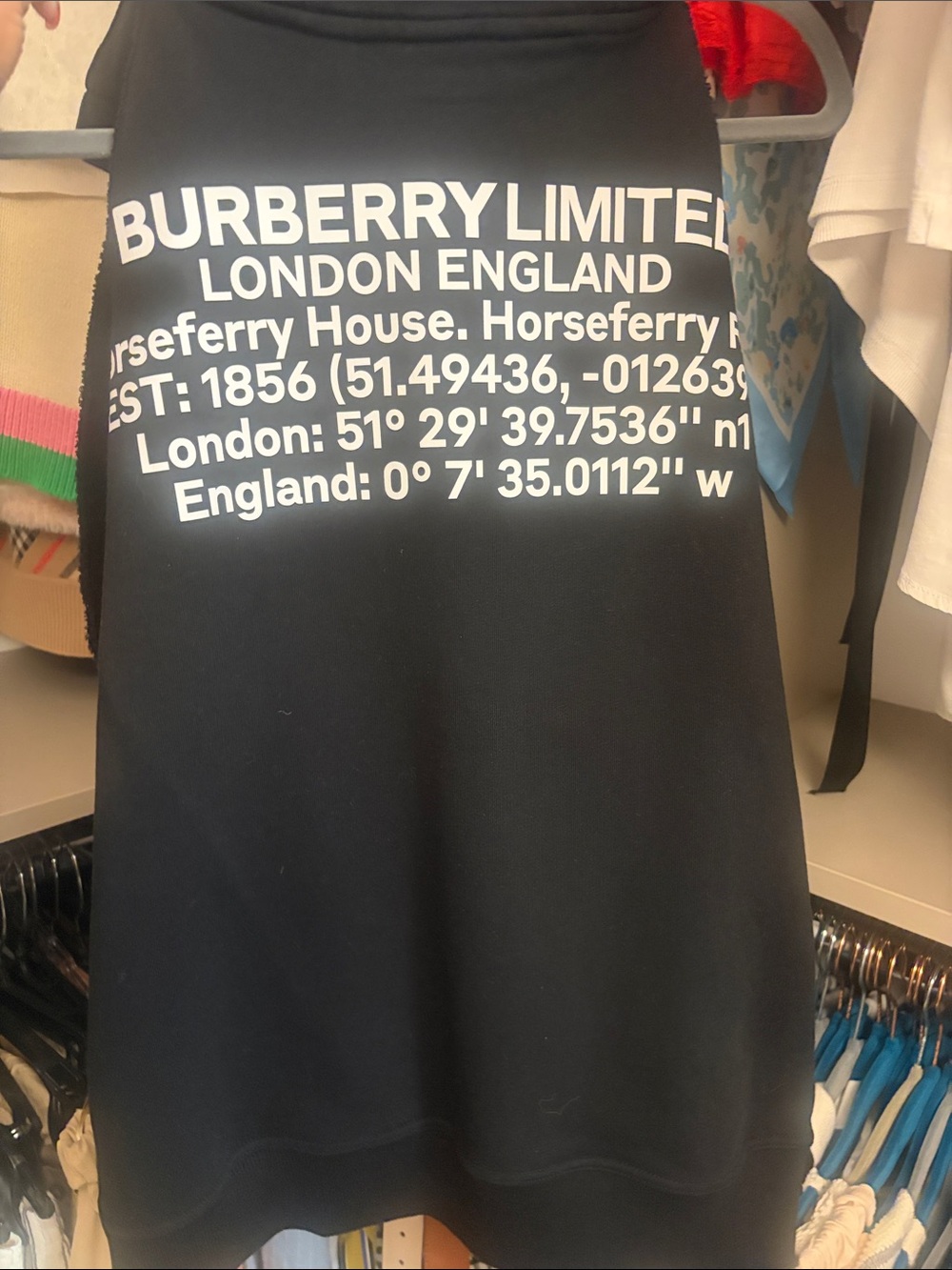 Burberry print Sleeveless Cotton Hoodie - Horseferry